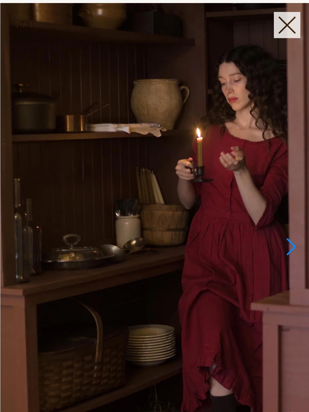 XL Alcott dress in cranberry colorway from Shop Wilder Collective
